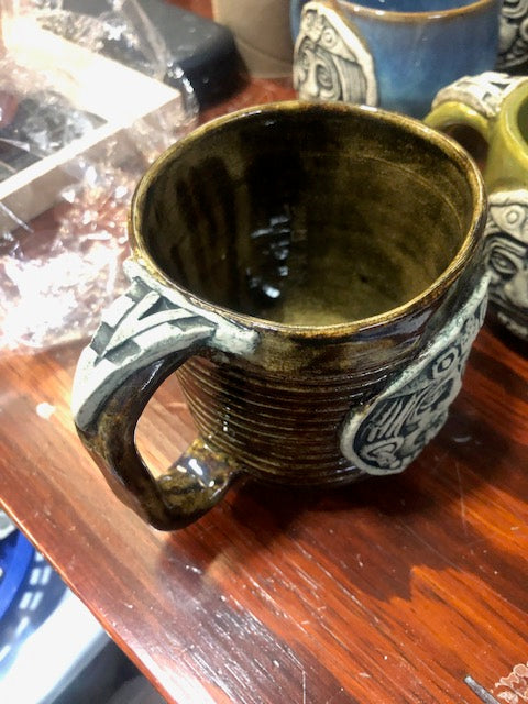 Brown Artisan Aztec Mug