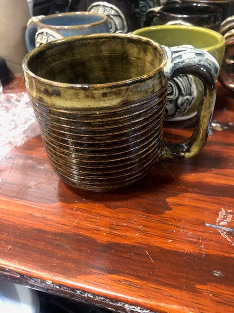 Brown Artisan Aztec Mug