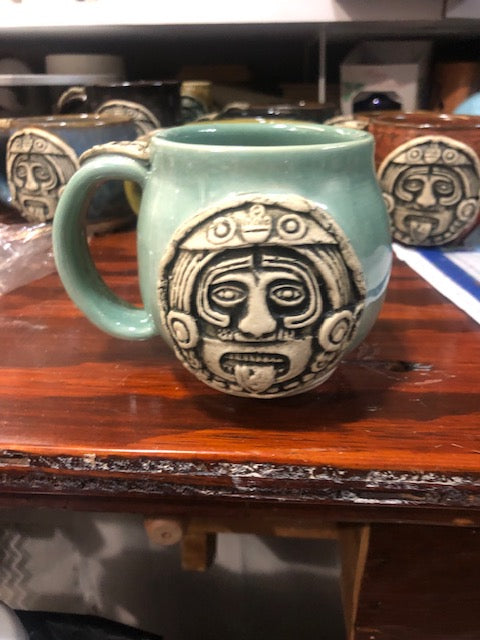 Green Artisan Aztec Mug